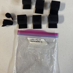 7-Black Cord Organizers