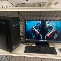 Gaming Pc with monitor keyboard and mouse - $385 (Medford)