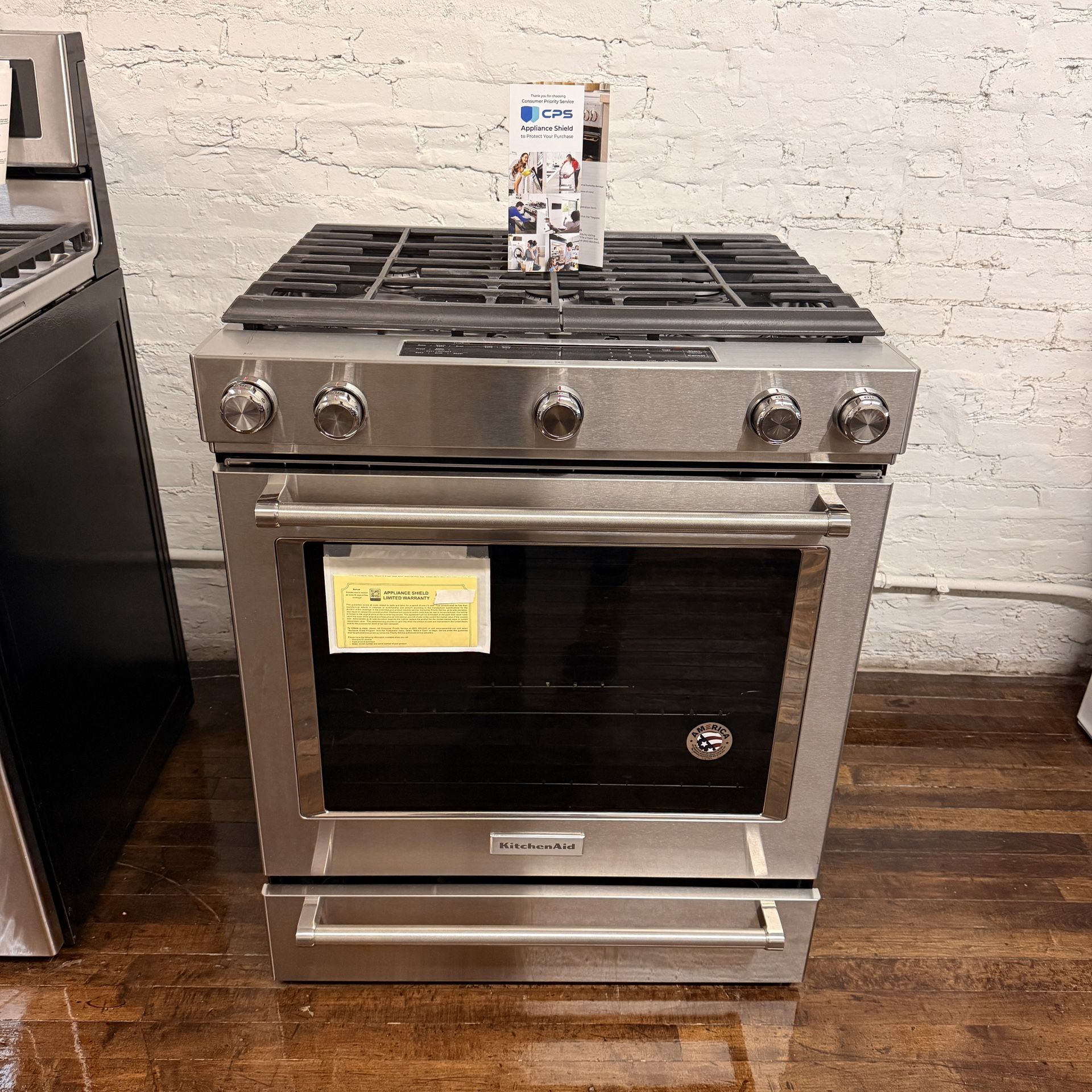 KitchenAid 30” Commercial Slide In Gas Range Stove