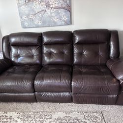 Leather Sofa And Love Seat Recliners