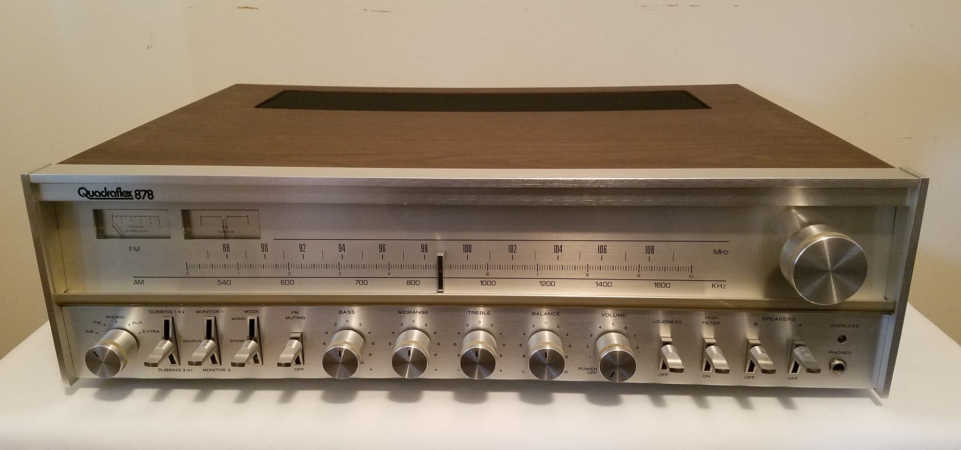 Quadraflex 878 Vintage Receiver