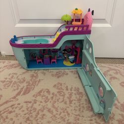 GABBYS DOLLHOUSE CAT FRIEND SHIP CRUISE BOAT TOY