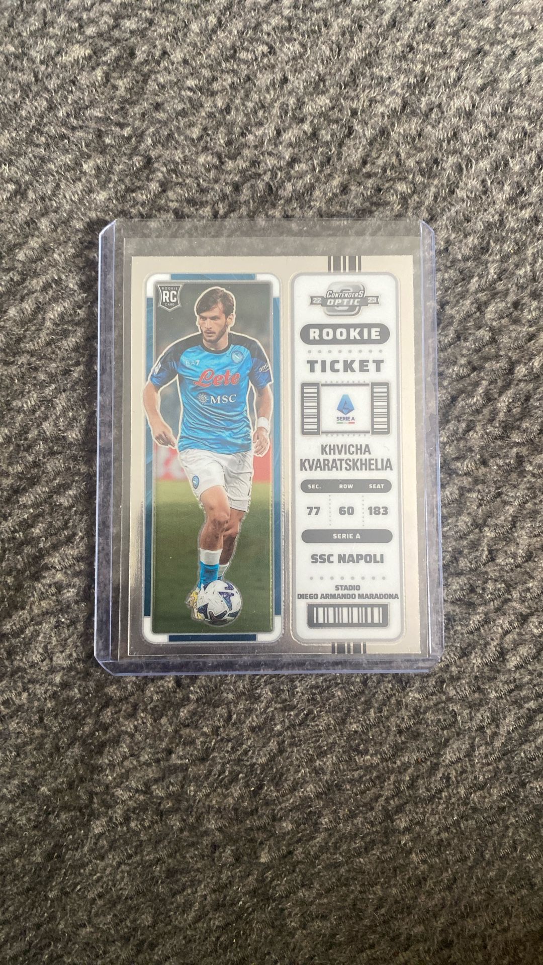 Khvicha Kvaratskhelia Premier Soccer League 2022 - 2023 Card