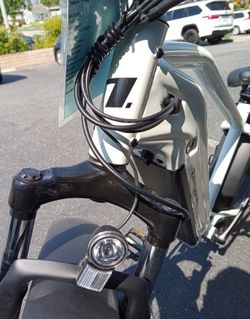 White black 26” fat tire ebikes  