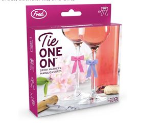 Genuine Fred TIE ONE ON Bow Drink Markers