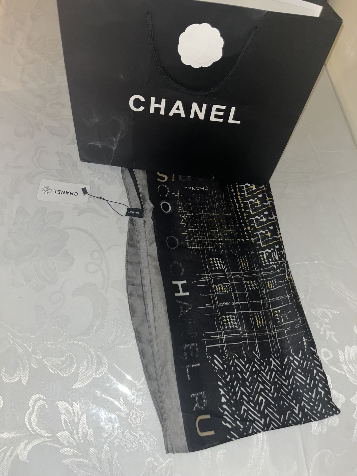 Chanel vip gift scarf sale