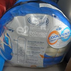 E2 Coolvent Sleeping Bags.  2 Sleeping Bags.