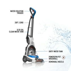 Hoover PowerDash Pet Compact Carpet Cleaner .