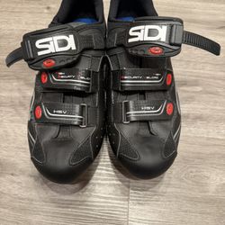Sidi Mountain Bike Shoes Sz 44.5 