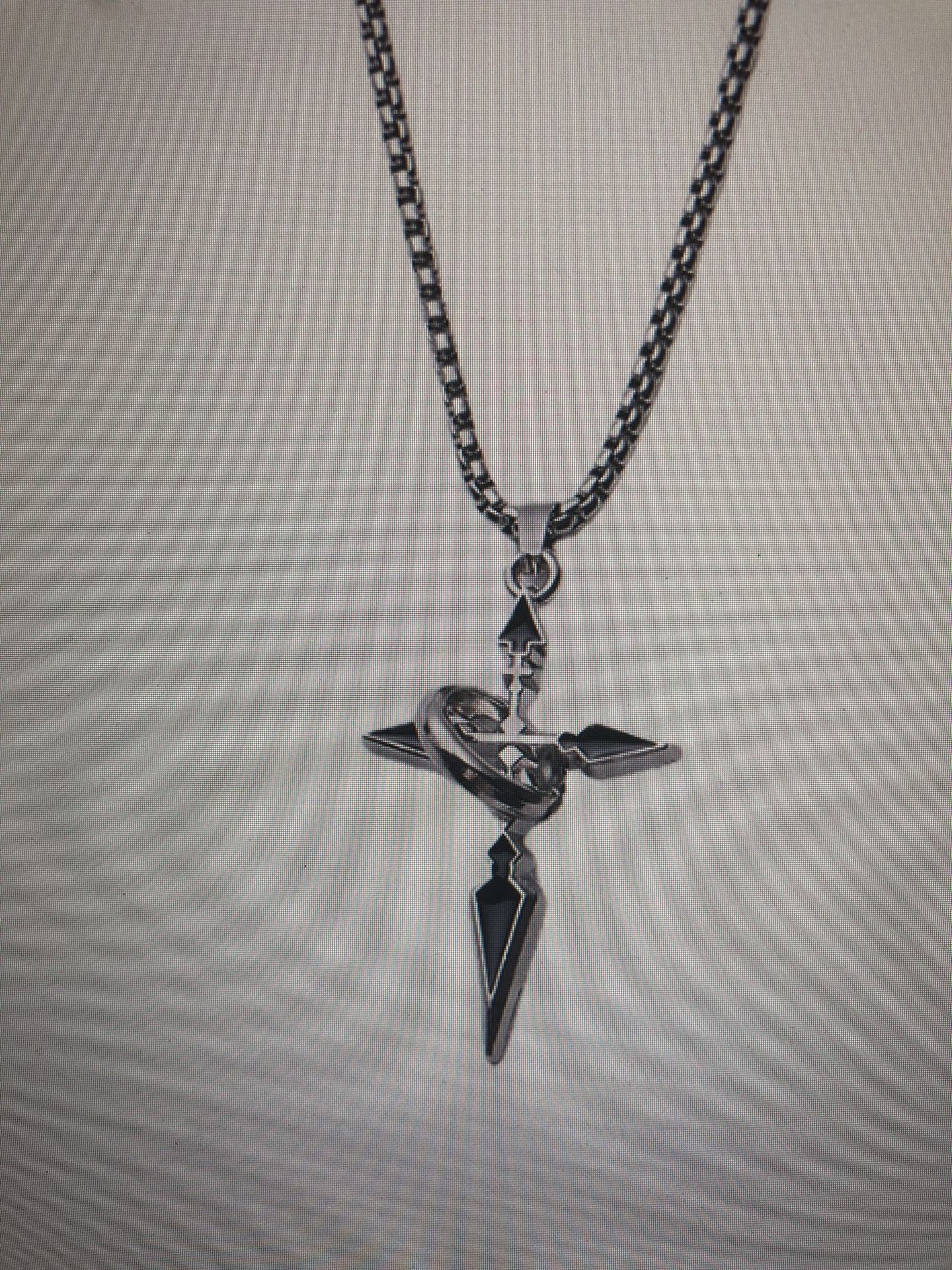 Simple cross necklace pendant