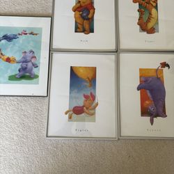 Winnie The Pooh Pics (framed)