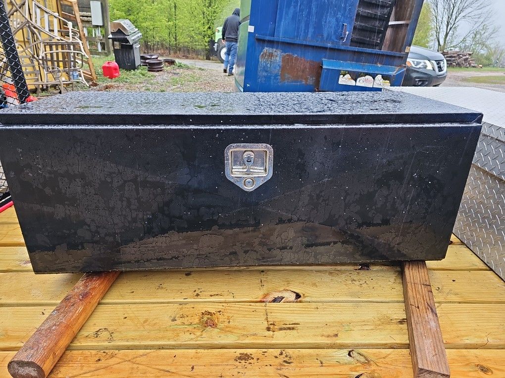 Heavy duty still side mount toolbox.