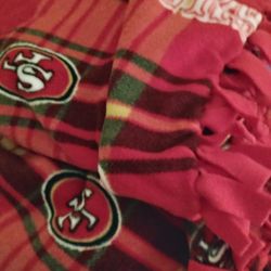 NFL Fleece Double Layer Tie Blanket 