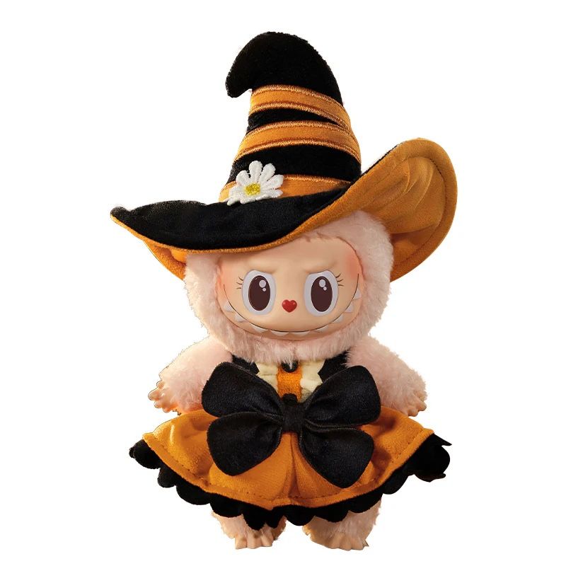 labubu magic pumpkin mokoko Vinyl Plush Pendant 