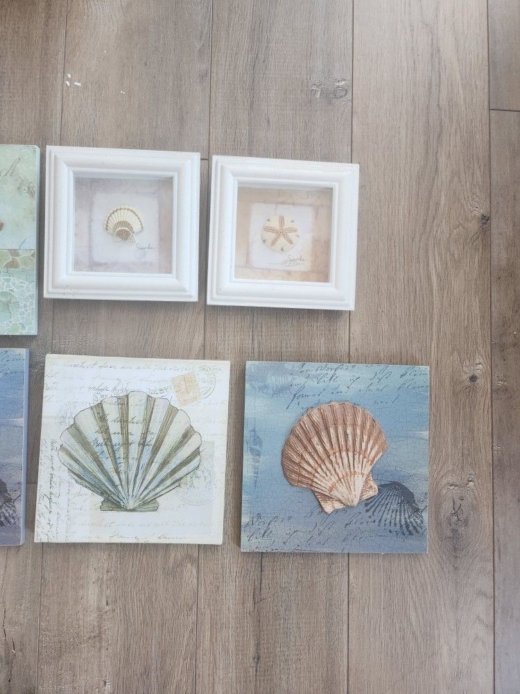 Rustic Lighthouse, Seashell, And Other Decor