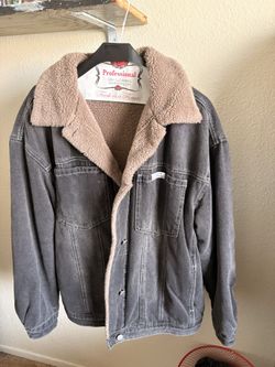 Large fur lined jacket