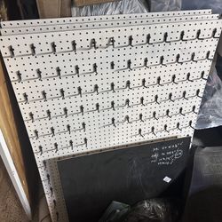 Peg Board And Chalk Board