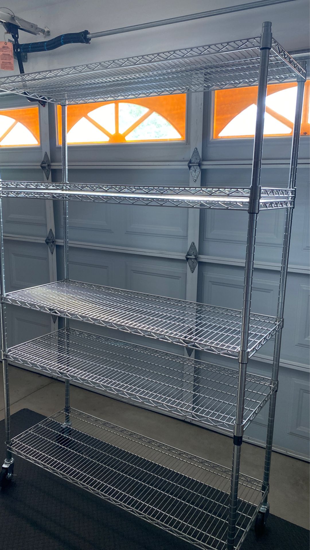 TRINITY 6Tier Wire Shelving Rack, 48"x18"x72" for Sale in San Diego