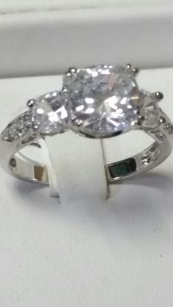 .925 cz Diamond Ring. ....