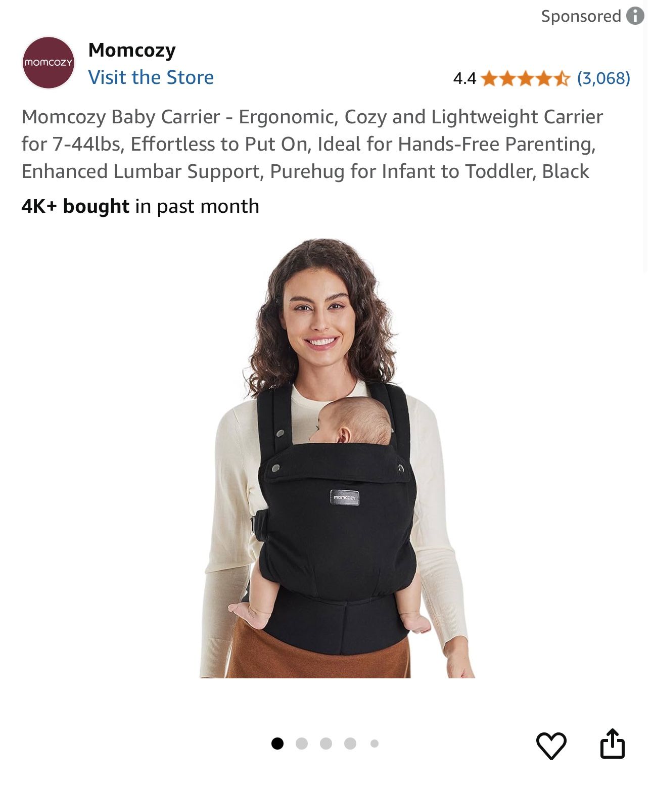 MomCozy Baby Carrier