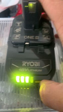 Unused Ryobi one battery