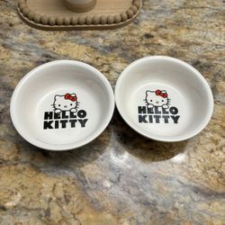 Hello Kitty Dog Bowls 