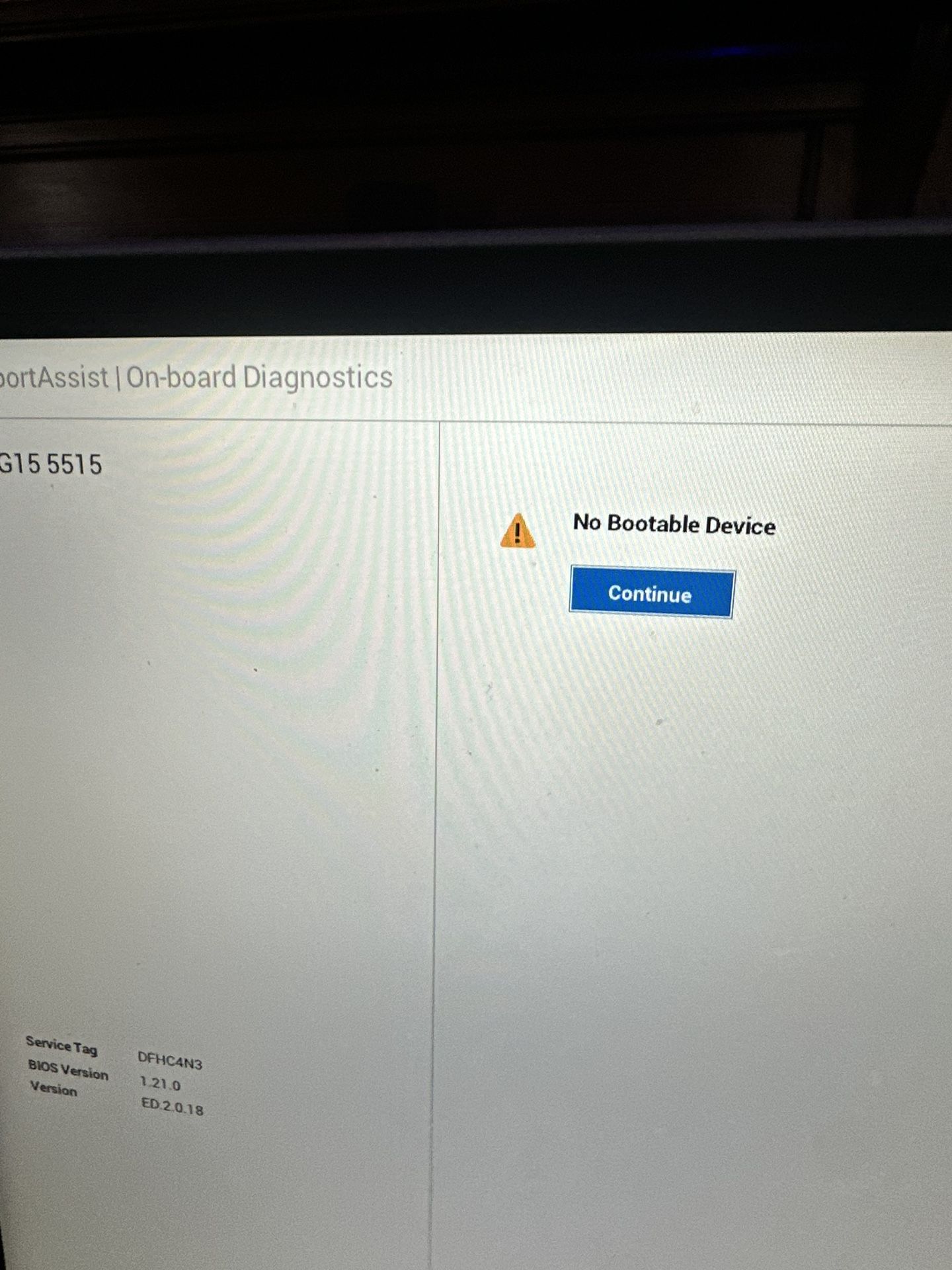 Dell G15 5515 Ryzen Edition (won’t Boot)