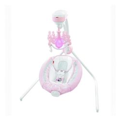 New Fisher Price Pearl And Chandelier Cradle N Swing