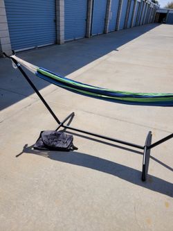 Double Hammock Bed with Stand and  Carrying Bag