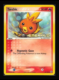 Torchic 69/106 Emerald Common,Reverse Holo STAMPED Pokémon TCG LP