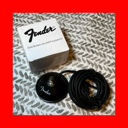 Fender guitar amplifier foot switch