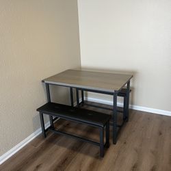 Dining Table And Bench Chairs