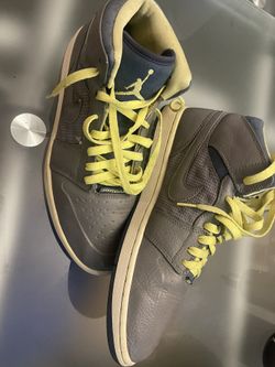 Jordon 1 Retro 97 Pewter Electric Yellow