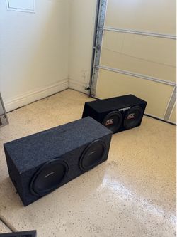 2 12in subwoofers