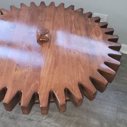 Ethan Allen Cog Coffee Table 70s