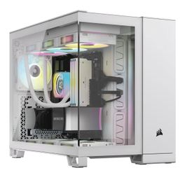 NEW CORSAIR iCUE Link 2500X RGB Tempered Glass mATX Mid-Tower Dual Chamber PC Case