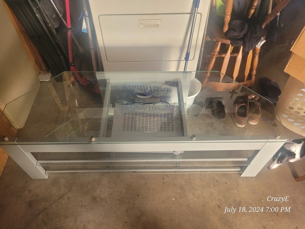 Glass Entertainment Center