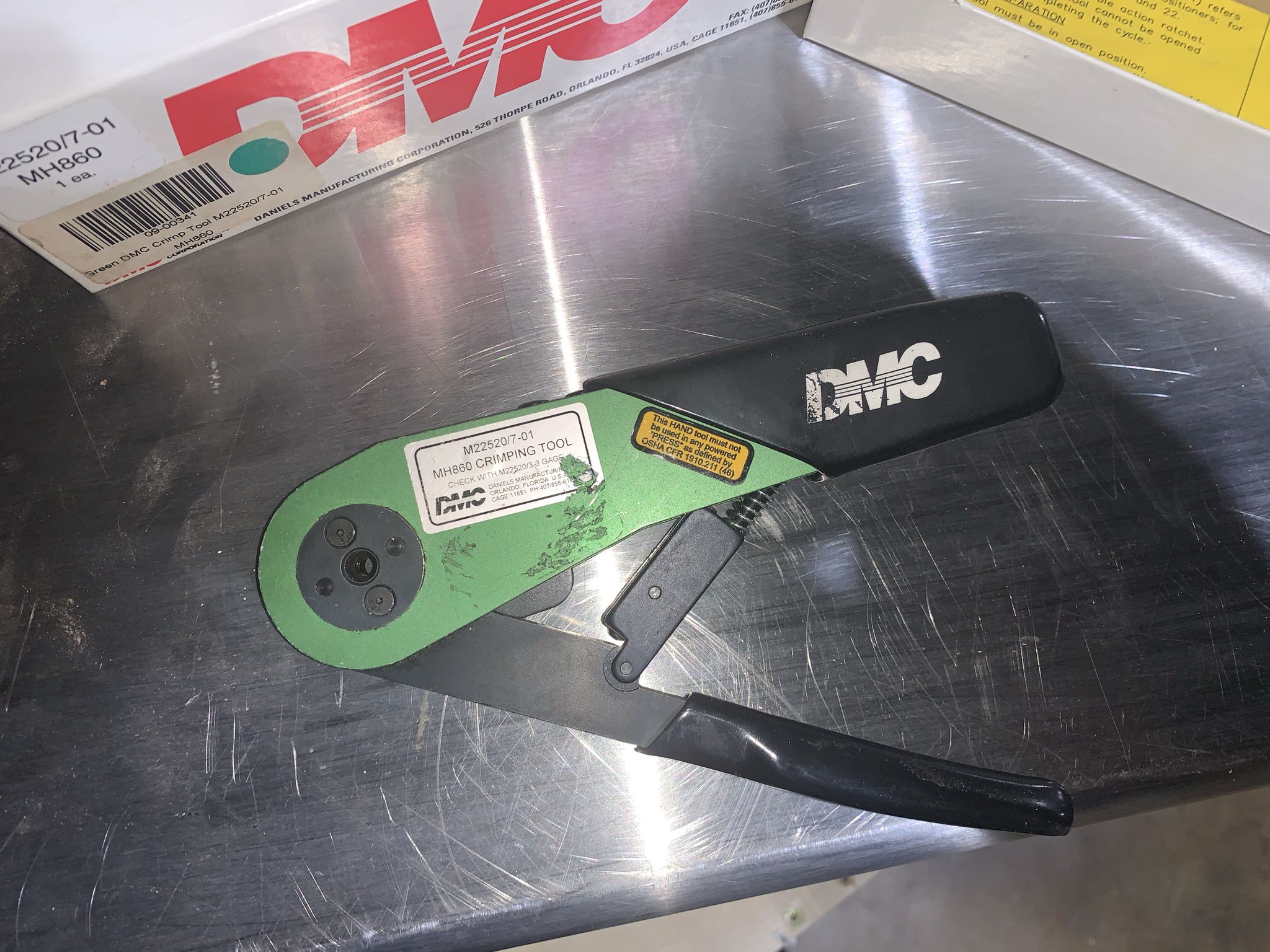 DMC Mh860 Daniels Crimp Tool
