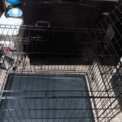 Large Black Dog Crate