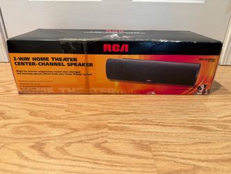 RCA PRO-LS200BL 200-Watt Center Channel Speaker (New)   New, in the box