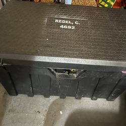 Heavy Duty Black Storage Trunk