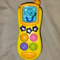Vintage 1999 Multicolored Redbox Musical Mobile Phone Activity Toy With Lights 