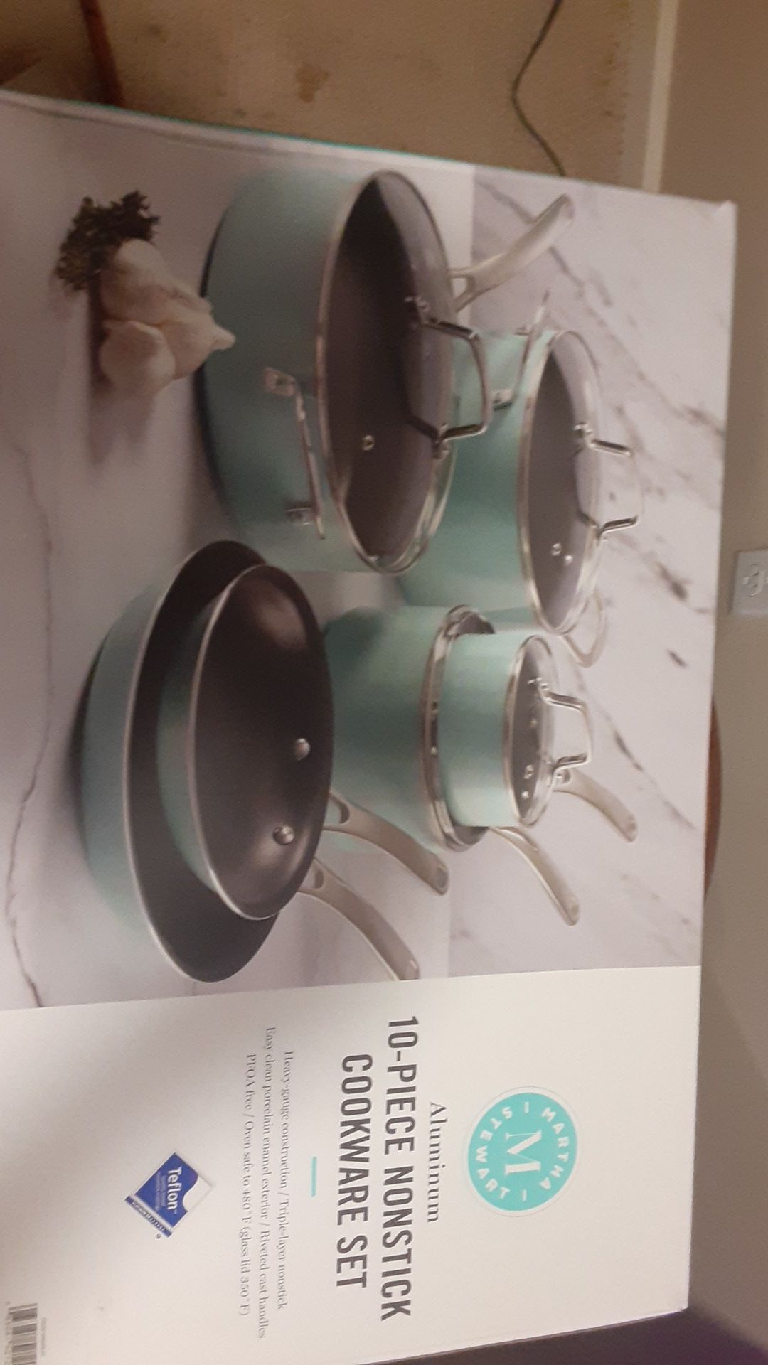 Martha Stewart 10-piece nonstick cookware