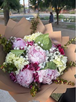 Peony bouquet