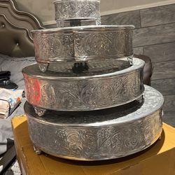 Sliver Cake Stand 