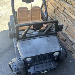 Ride on jeep 2 seater for kids works great!
