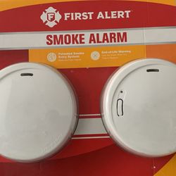 First Alert Smoke Alarm 2-Pack – 10-Year Sealed Battery