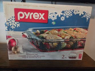 Pyrex Christmas Servewear