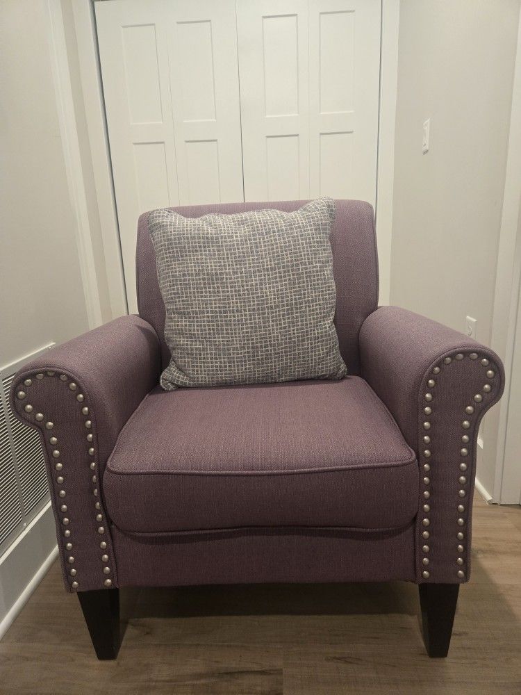 Mauve Armchair