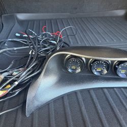 2014 Subaru Wrx Sti Gauge Pod With AEM Gauges 